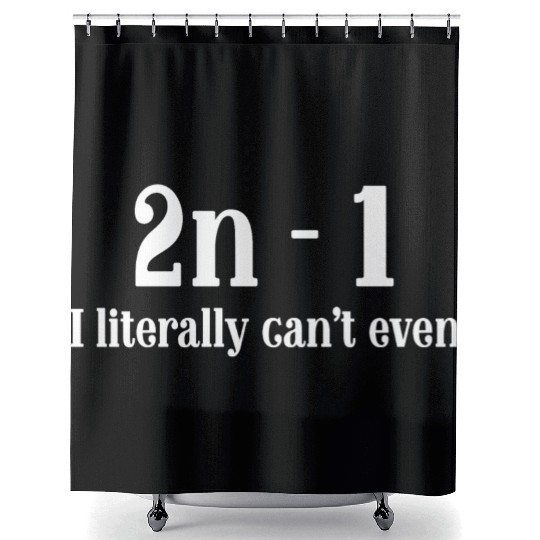 Best Funny Math Teacher Joke Humor Science Math Shower Curtains