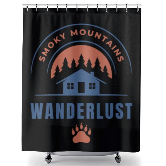 Wanderlust in the Smokies Explore Nature's Beauty Shower Curtains