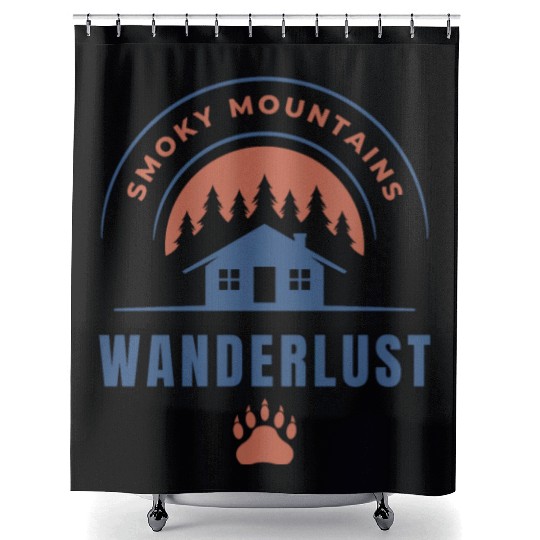 Wanderlust in the Smokies Explore Nature's Beauty Shower Curtains