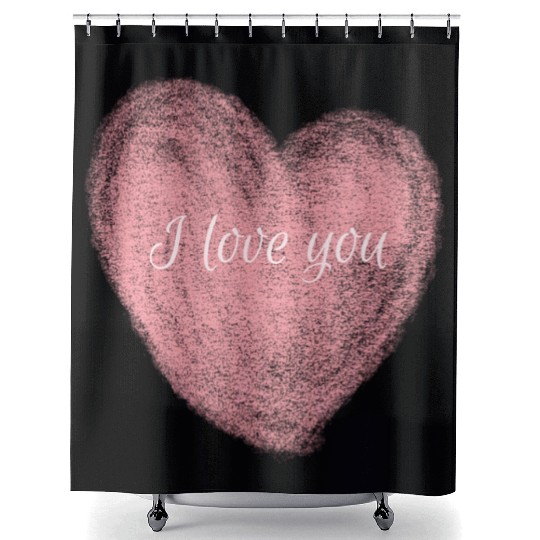 I Love You Shower Curtains