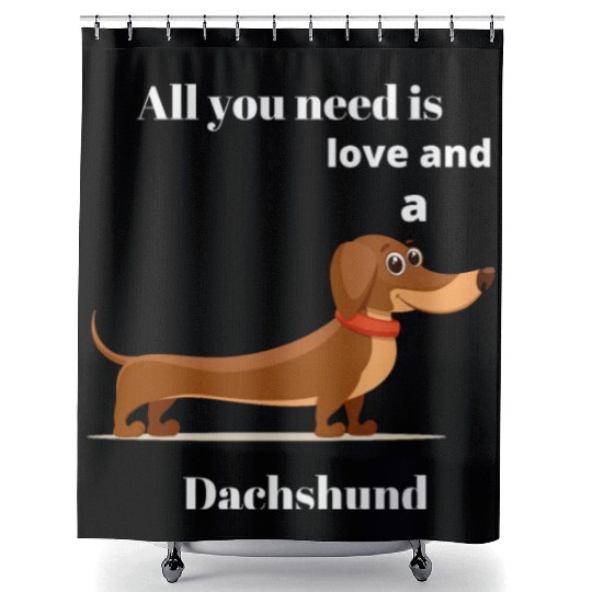 Dachshund Dog Lover, Gog Mom, Dog Dad Shower Curtains