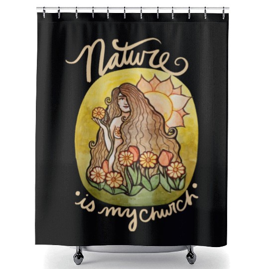 Nature is my Church Shower Curtains
