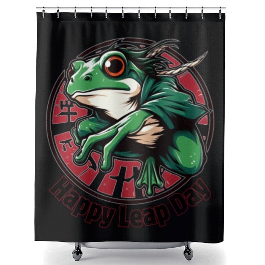 Happy Leap Day Shower Curtains