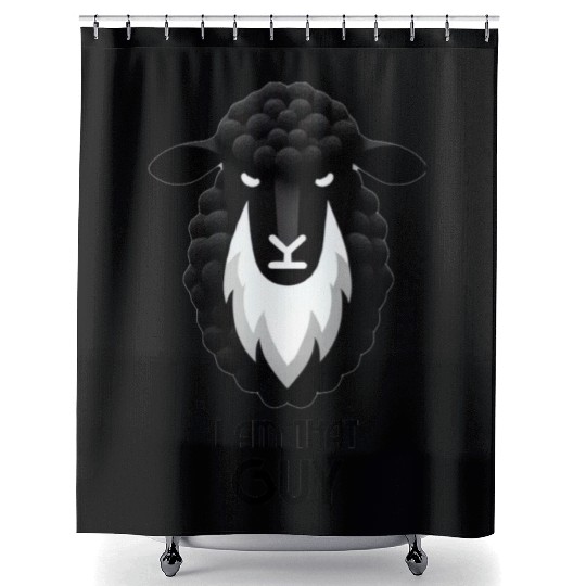 Black Sheep Shower Curtains