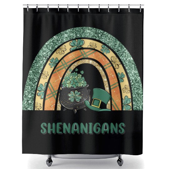 Let The Shenanigans Begin Shower Curtains