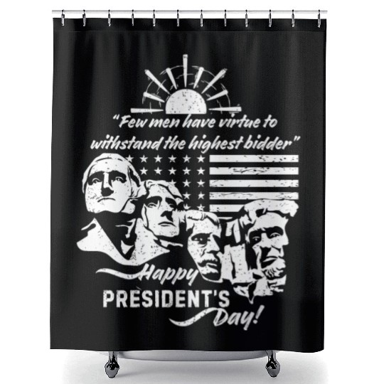Presidents Day USA Shower Curtains