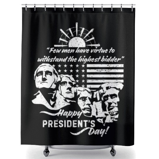 Presidents Day USA Shower Curtains