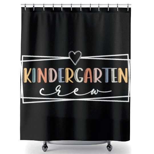 Kindergarten crew Kinder Teacher Team Kinder squad Shower Curtains