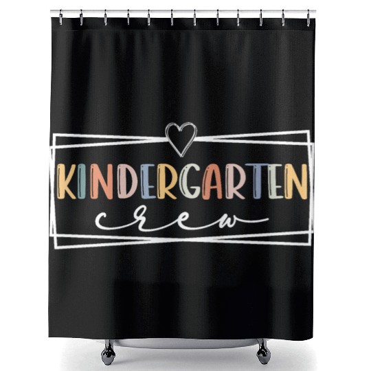 Kindergarten crew Kinder Teacher Team Kinder squad Shower Curtains