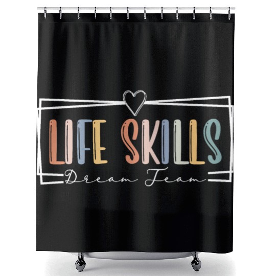 Life Skills Dream Team Special Education Teacher Shower Curtains