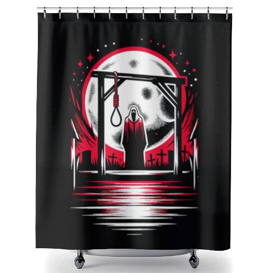Cowboy Barn Bull Rider Rodeo Country Western Gift Shower Curtains