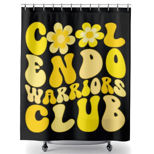 Cool Endometriosis Warriors Club Shower Curtains