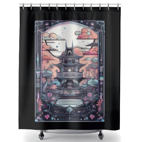 Paradise landscape for those who love landscape an Shower Curtains
