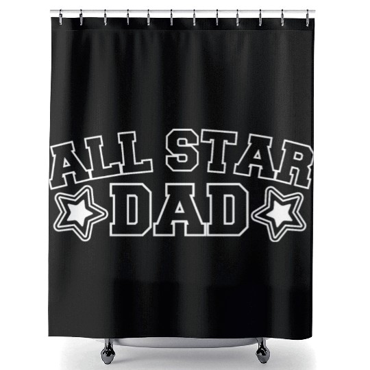 All Star Dad - Gift for Father´s Day Shower Curtains