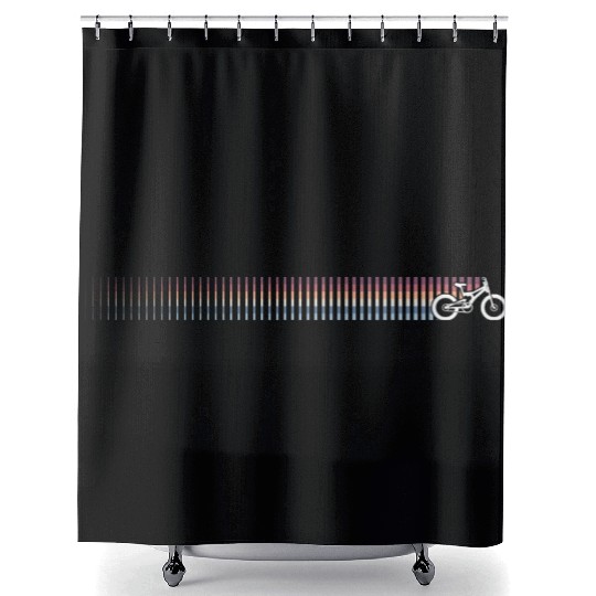 Mountain bike vintage Shower Curtains