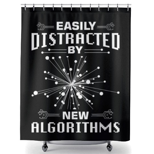 Machine Learning and AI Mastery Design Shower Curtains