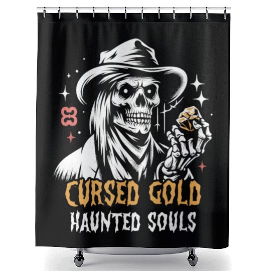 Cowboy Barn Bull Rider Rodeo Country Western Gift Shower Curtains