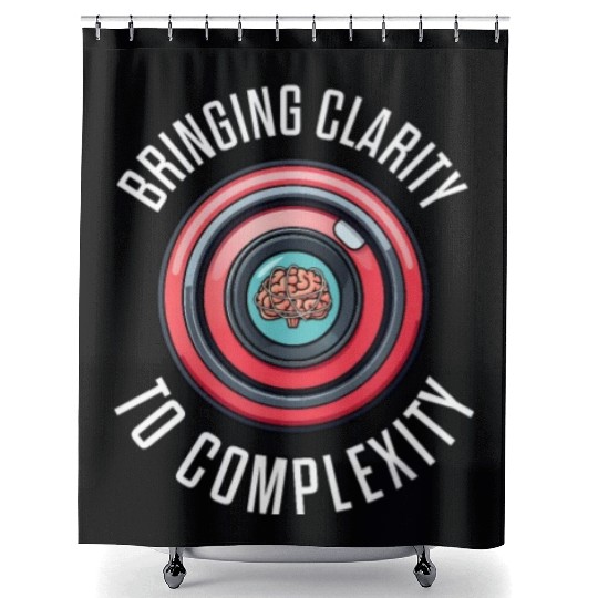 Psychologist Bringing Clarity To Complexity Shower Curtains