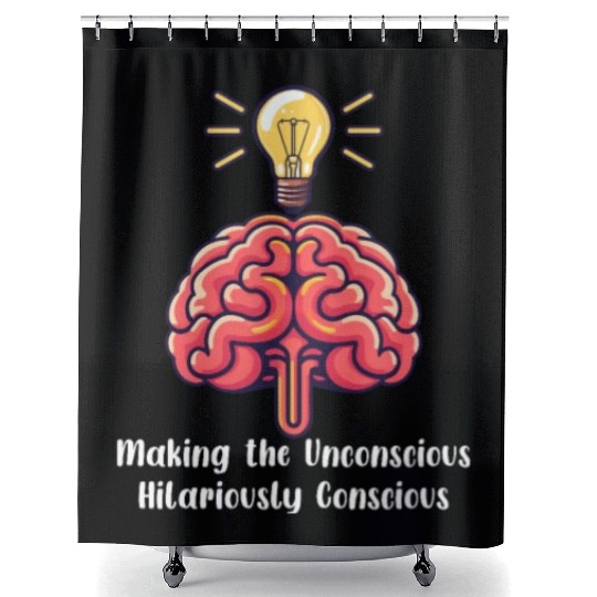 Psychologist Unconscious Hilariously Conscious Shower Curtains