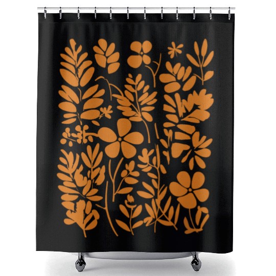 Petals in Paradise: Bold and Beautiful Blossoms Shower Curtains
