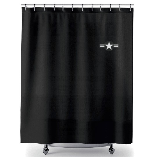 B-2 Spirit Stealth Bomber Specs Military Aircraft Shower Curtains