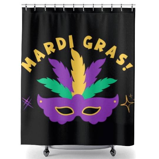 Design Mardi Gras Shower Curtains