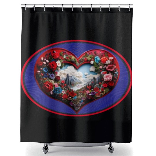 Welcome Spring design Shower Curtains