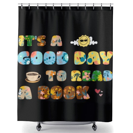 Book Lover Women's day Shower Curtains