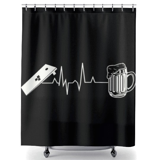 Cornhole Lawn Game Shower Curtains