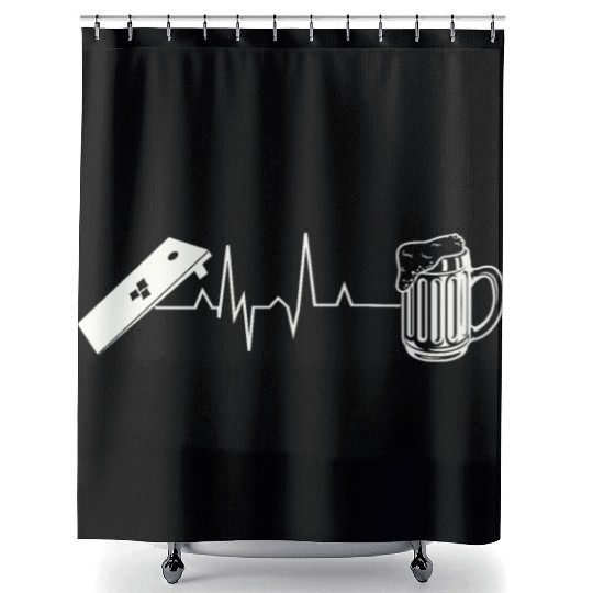 Cornhole Lawn Game Shower Curtains