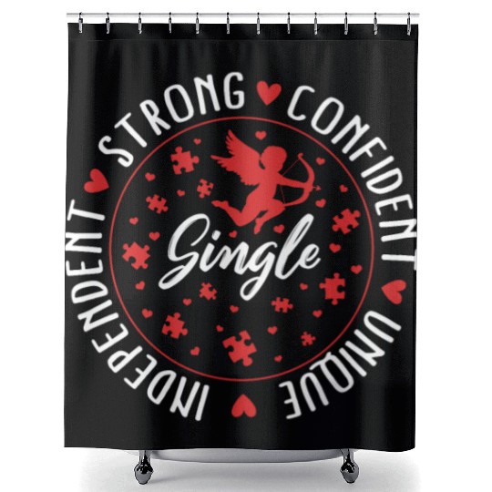 Single Awareness Shower Curtains, Single Independent Strong