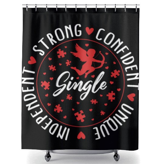 Single Awareness Shower Curtains, Single Independent Strong
