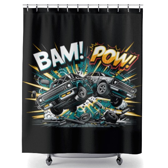 Demo Derby Demolition Derby Demolition Derby Lover Shower Curtains