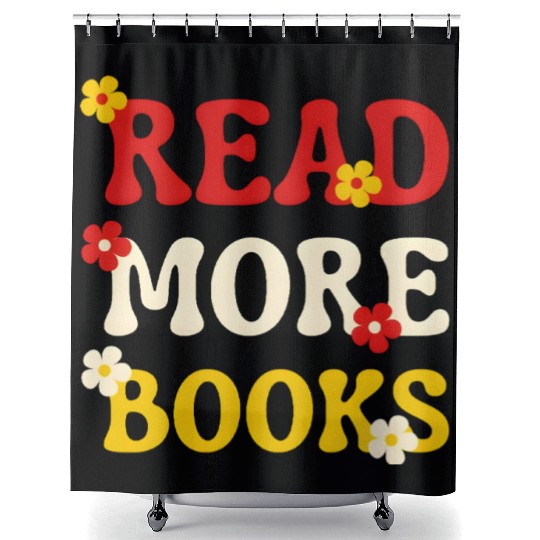 Read More Books English Teacher Lover Reading Shower Curtains