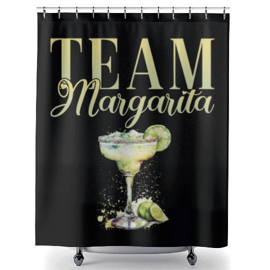 Team Margarita Tequila Stag Party Shower Curtains