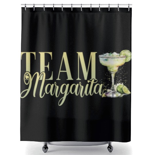 Team Margarita Tequila Stag Party Shower Curtains