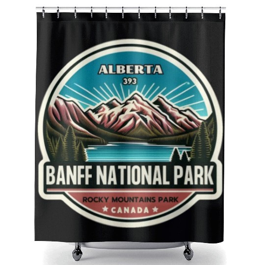 Banff National Park, Alberta Canada grizzly bears Shower Curtains