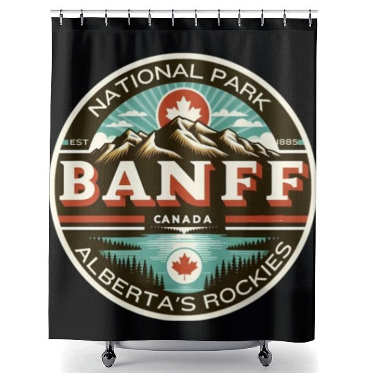 Banff National Park, Alberta Canada grizzly bears Shower Curtains