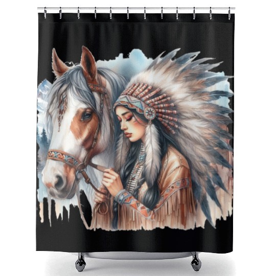My Horse Friend Shower Curtains