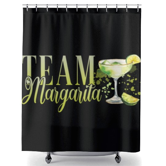 Team Margarita Tequila Stag Party Shower Curtains