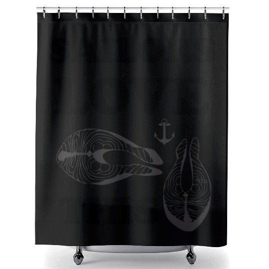 sailors love eating tuna seafarers club ompetition Shower Curtains