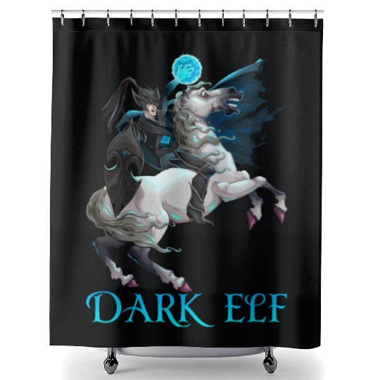 Dark Elf Shower Curtains