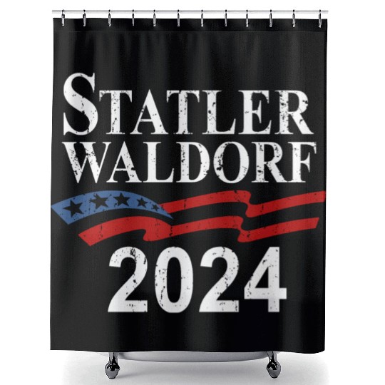 Statler and Waldorf Shower Curtains