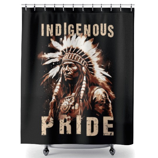 Indigenous Pride Shower Curtains