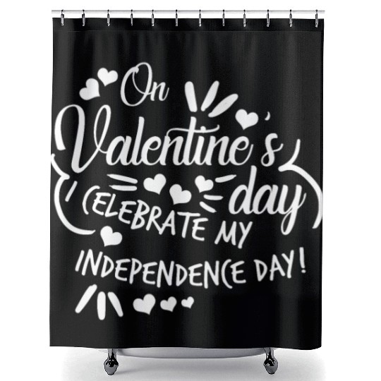 Valentine's Day Independent Single Shower Curtains