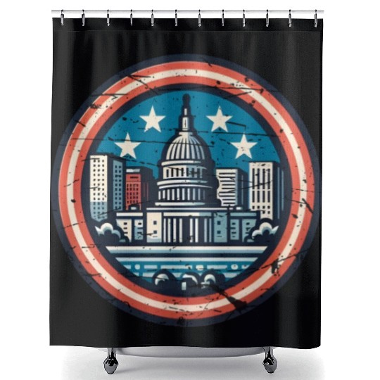 Washington DC Shower Curtains