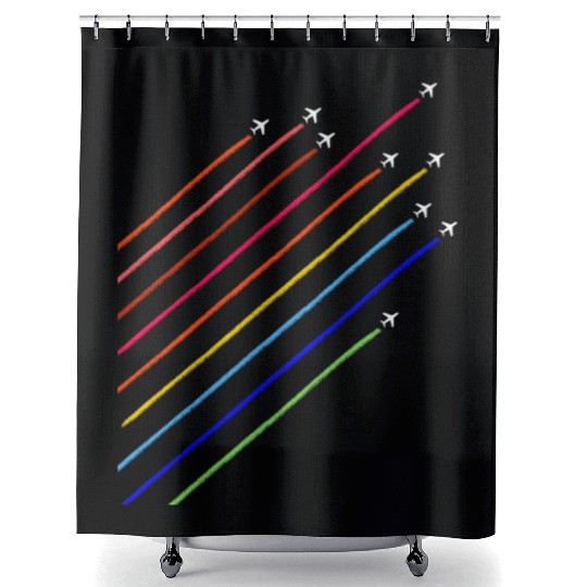 Aircraft. Airplane Mode. Aviation Aircraft Pilot. Shower Curtains