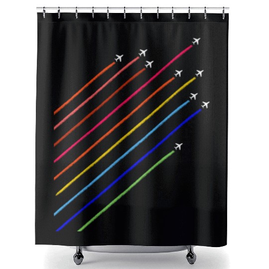Aircraft. Airplane Mode. Aviation Aircraft Pilot. Shower Curtains