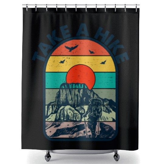 Take a Hike Shower Curtains