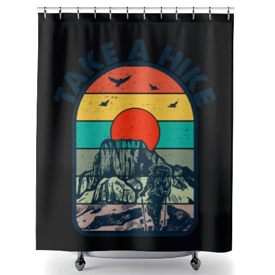 Take a Hike Shower Curtains